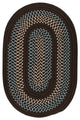 Colonial Mills Georgetown GT40 Fudge Brown Traditional Area Rug, Oval 8'x11'