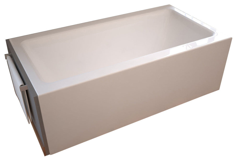 Atlantis Whirlpools Soho 30 x 60 Front Skirted Air Massage Tub with Left Drain