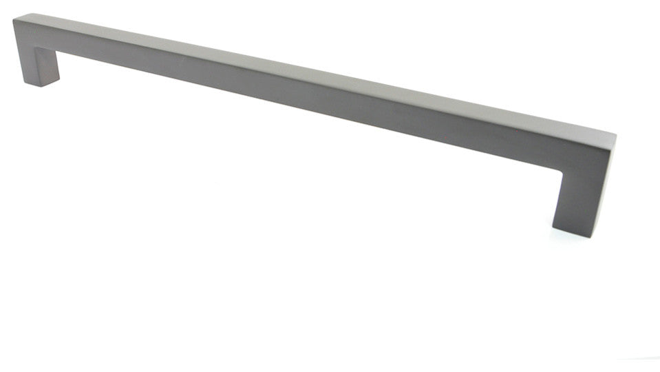 13" Modern Square Pull, Oil Rubbed Bronze