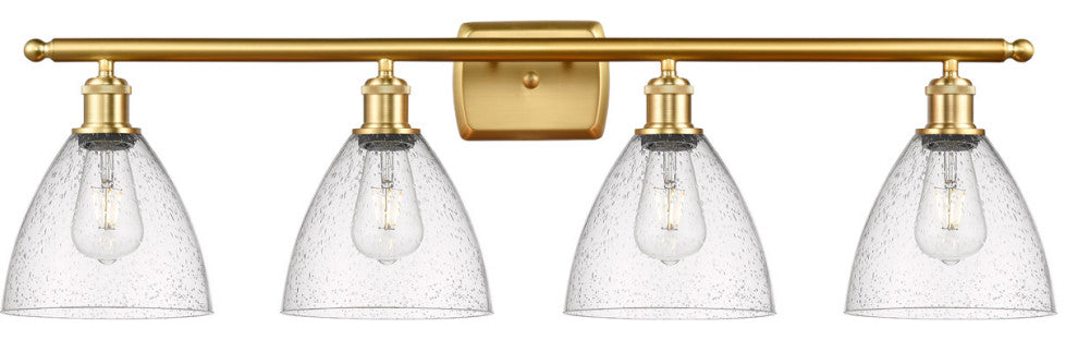 Innovations 516-4W-SG-GBD-754 4 Light Bath Vanity Light, Satin Gold