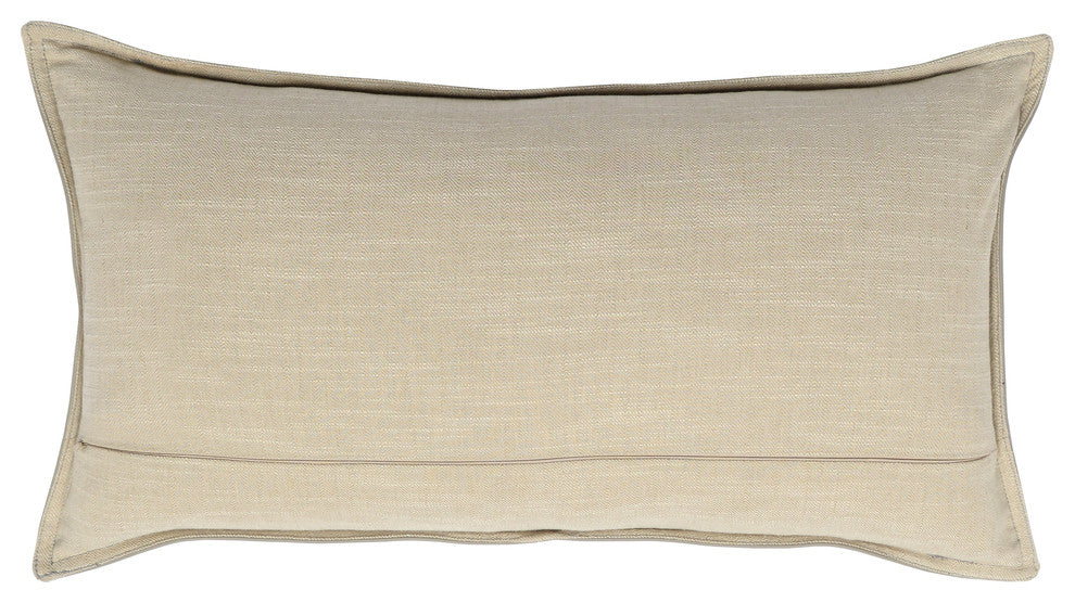 Cheyenne 100% Leather 14"x26" Throw Pillow by Kosas Home, Chocolate Brown