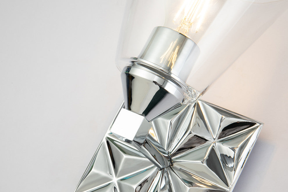 Alpha 1 Light Bath Vanity Light, Polished Chrome