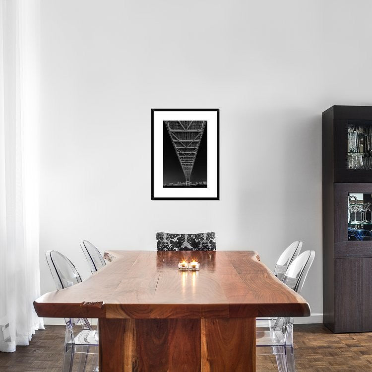 "Directly Under" Framed Digital Print by Tomoshi Hara, 22x30"