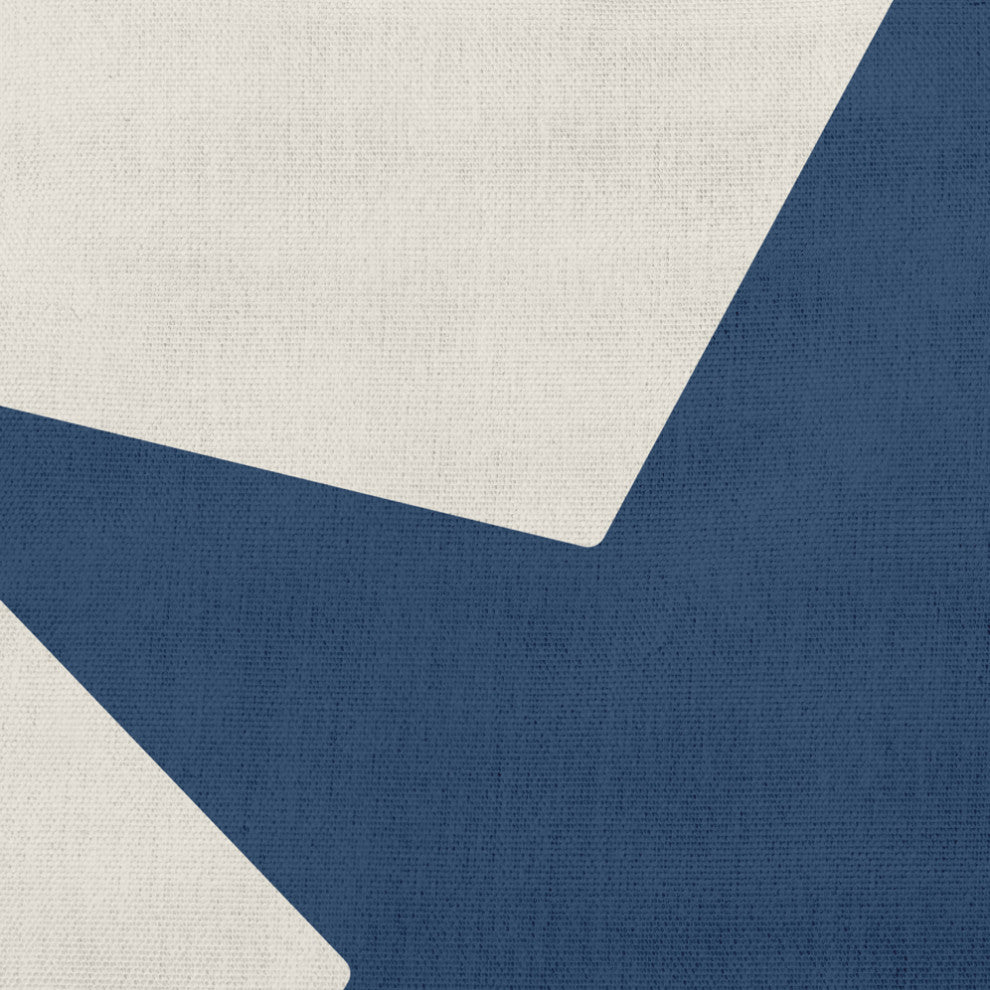 26x26" Big Star Nautical Decorative Indoor Pillow, Nautical Blue