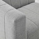 Sectional Sofa Set, Fabric, Gray, Modern, Living Lounge Hotel Hospitality