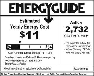 Hinkley Ventus 44" Integrated LED Indoor Ceiling Fan, Matte White
