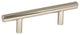 Amerock Bar Pull Collection Cabinet Pull, Set of 10, Polished Nickel, 3" Center-