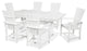 POLYWOOD Quattro 7-Piece Farmhouse Dining Set