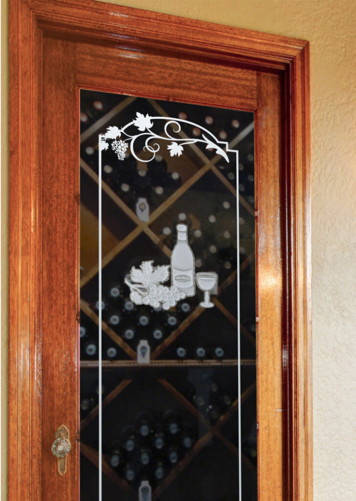 Wine Door - Wine Tasting - Douglas Fir (stain grade) - 28" x 96" - Knob on...