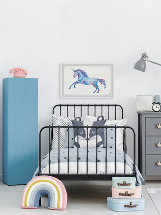 "Unicorn Magic Dust" Framed Painting Print, 18"x12"