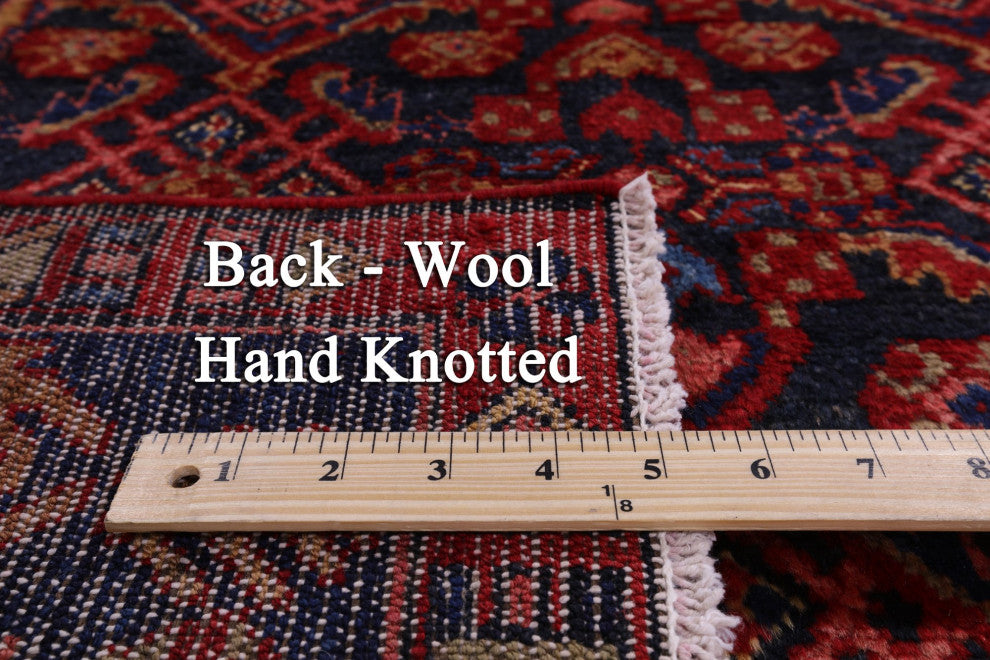 New Runner Persian Hamadan Wool Rug 3' 5" X 14' 7" - S1706