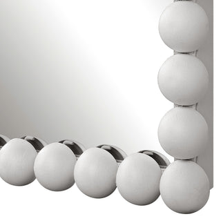 Uttermost 09792 Serna 24" W x 72-1/4" H Rectangular Framed - Satin White