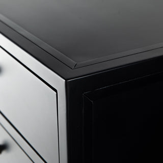 Belmont 8 Drawer Tall Dresser, Black