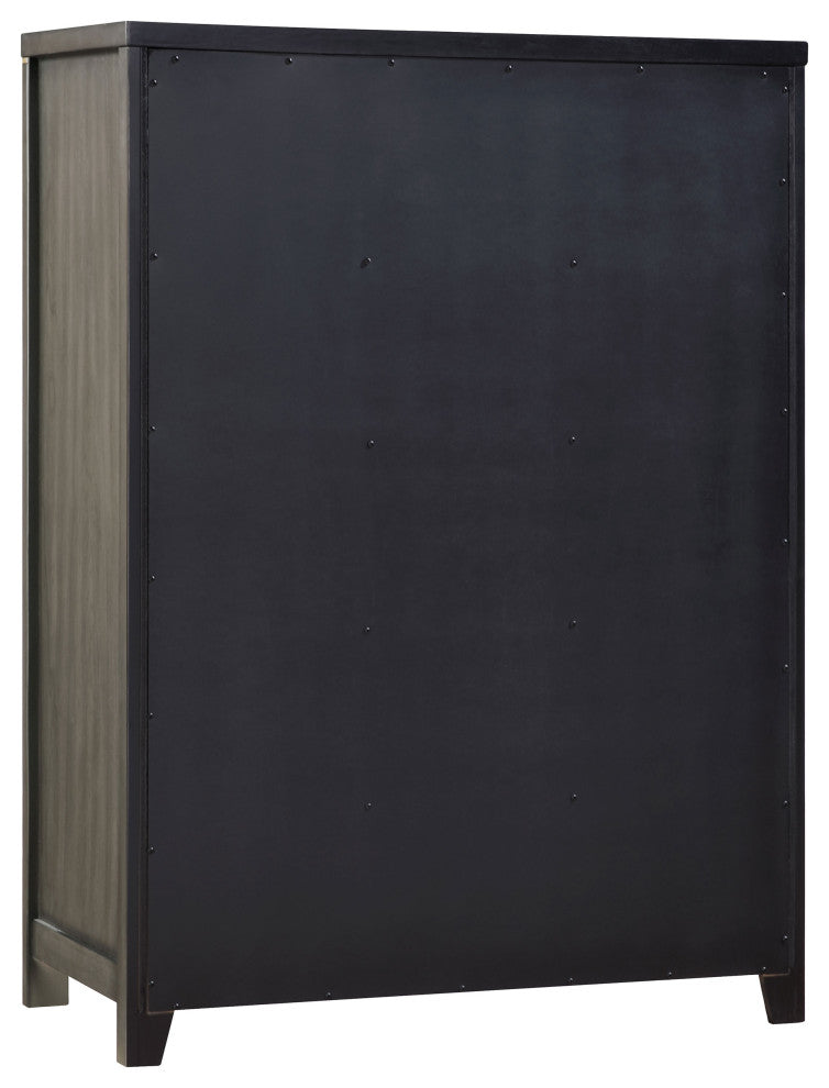 Kieran 5-drawer Bedroom Chest Grey
