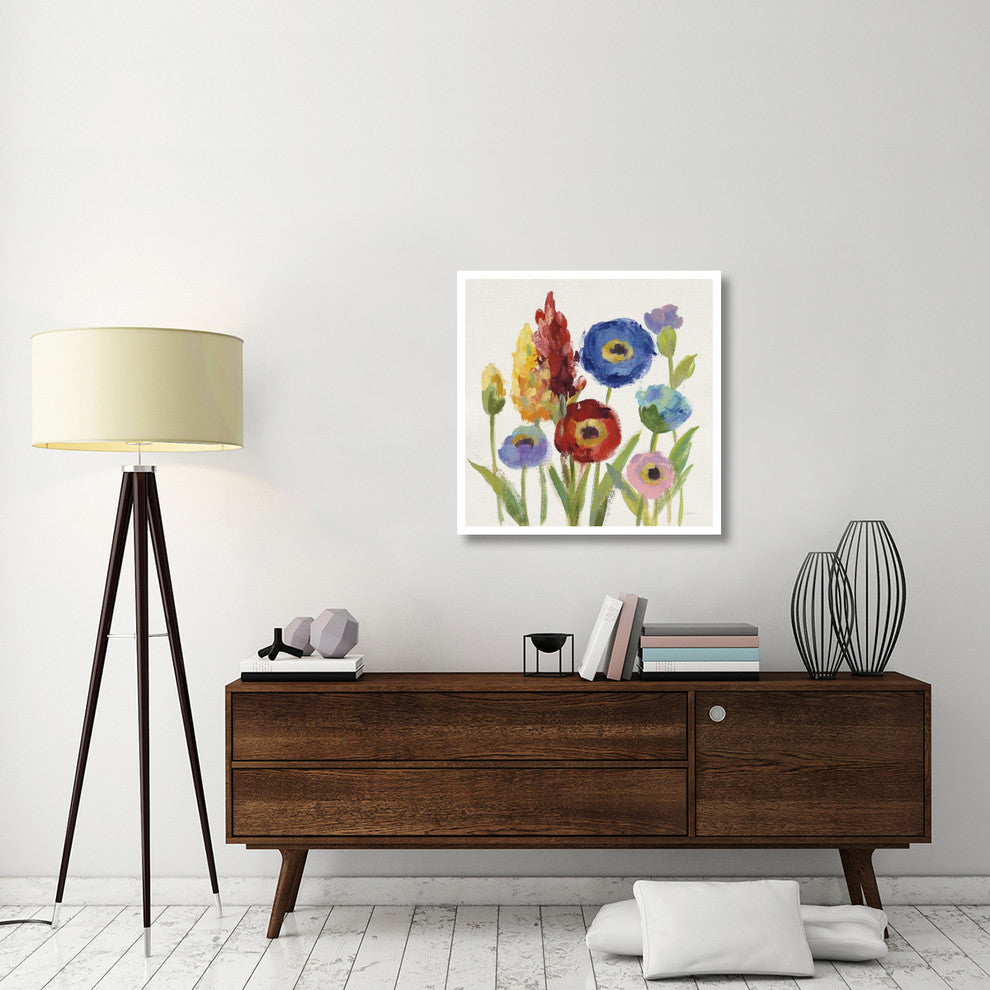 "Wild Garden I" Digital Paper Print by Silvia Vassileva, 32"x32"