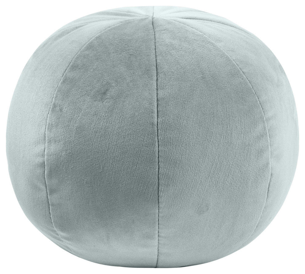 Boba Round Pillow, Sea Blue, 14"