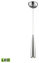 Elk Lighting Century 1 Light LED Pendant, Chrome