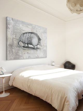 "Armadillo II" Painting Print on Wrapped Canvas, 24"x16"