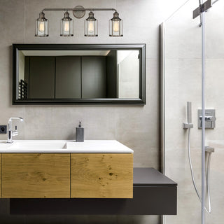 Anson 4-Light Bath Bar, Satin Copper Bronze