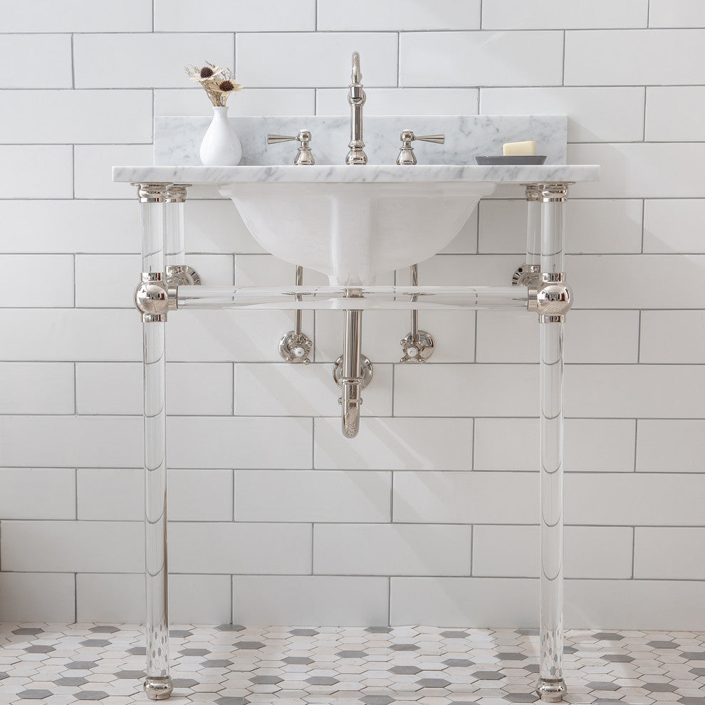 Empire 30" Wash Stand, P-Trap, Counter Top With Basin, and Faucet