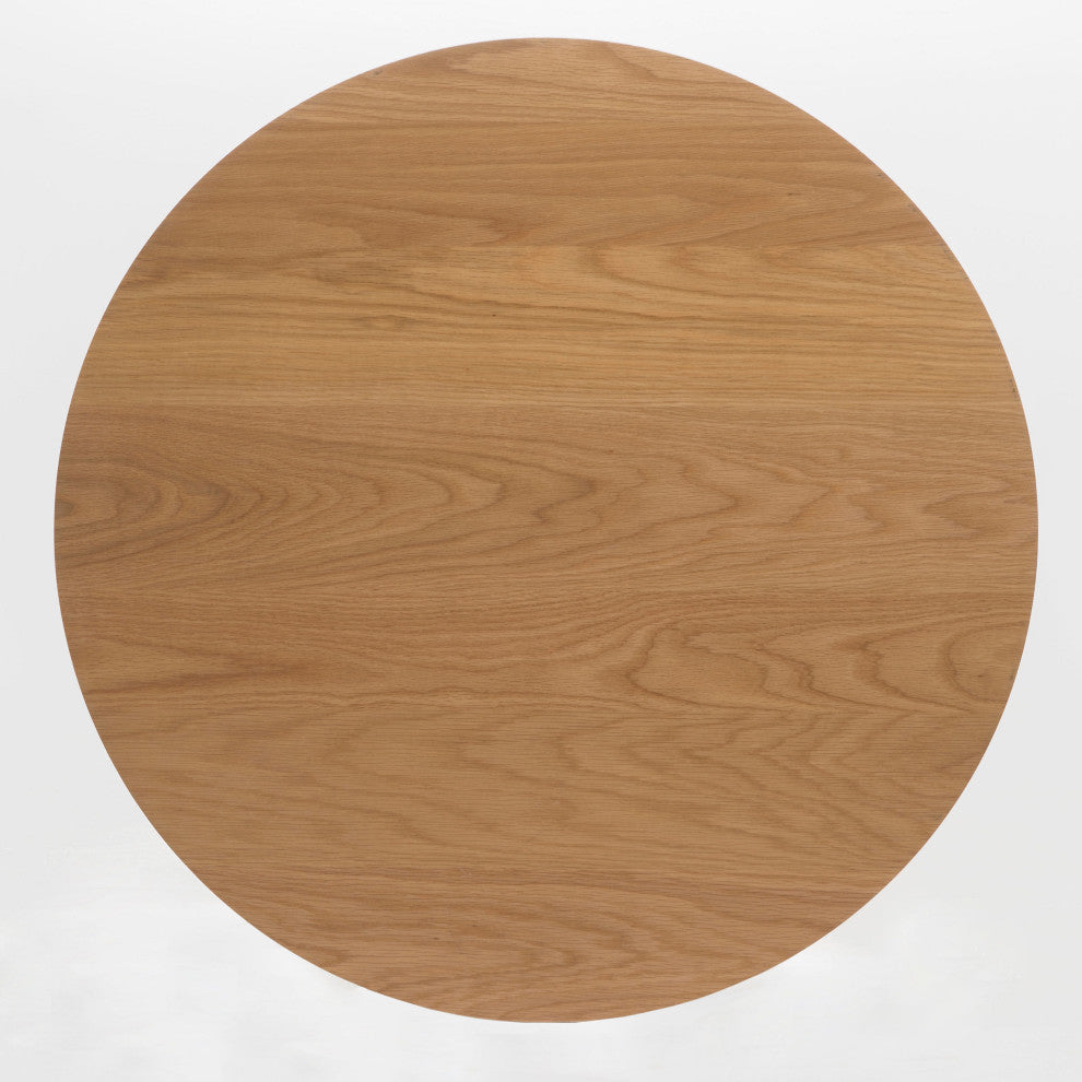 GDF Studio Madeline Natural Finish Wood Bar Dining Table, Oak