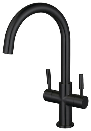 Fauceture LS8290DL Concord Two-Handle Vessel Faucet, Matte Black