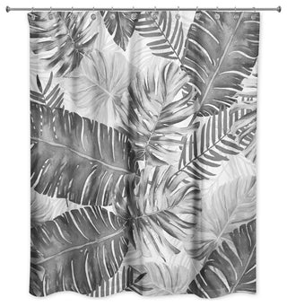 Palm Leaf Pattern 1 71x74 Shower Curtain