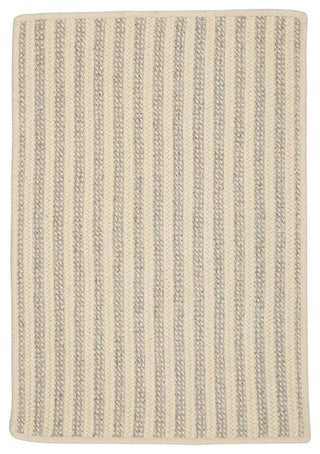 Woodland OL23 Light Gray All-Natural/Eco Area Rug, Rectangular 3'x5'