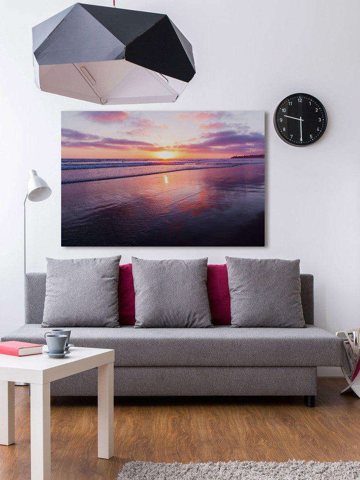 "Cotton Candy Clouds" Painting Print on Wrapped Canvas