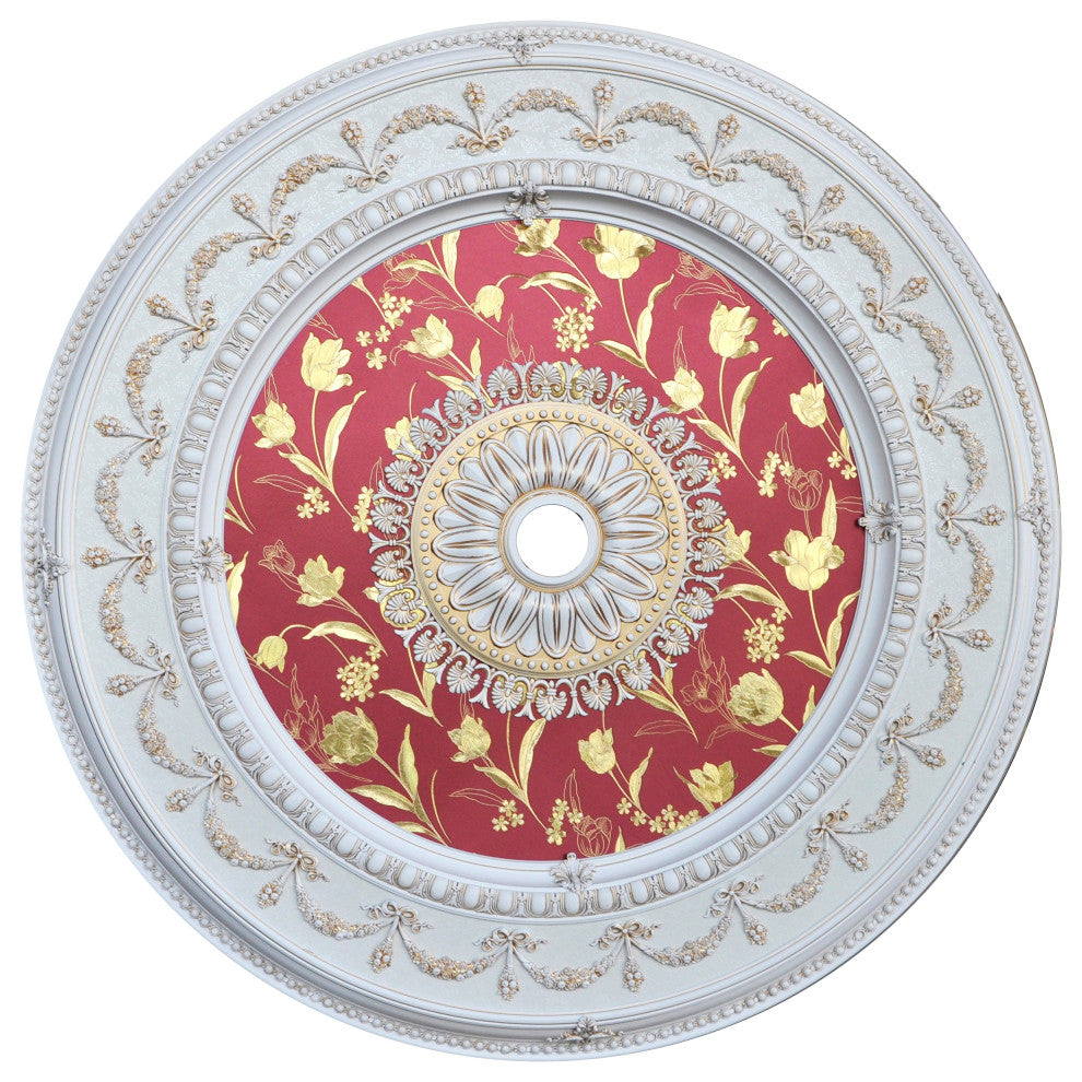 Artistry Lighting, Round 60" Antique White Ceiling Medallion (ART15-CF1-091)