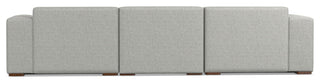 Rex Right-Facing Modular Sectional Sofa in Tightly Woven Performance Fabric