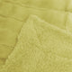 Super Mink Faux Fur Throw Blanket, Jojoba Yellow, 50"x60"