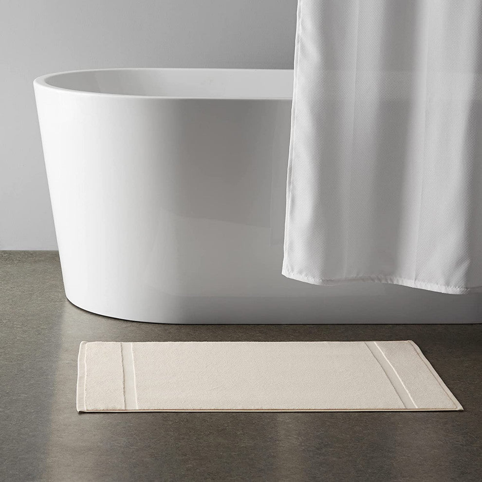 Organic Cotton Feather Touch Quick Dry 900 GSM Bath Mat, 20"X33", Ivory