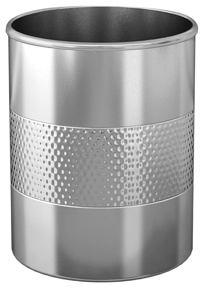 nu steel Hammered Utensil Holder, Stainless Steel