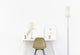 Attendorn Table Lamp, Satin Nickel