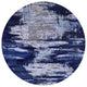 Ahgly Company Indoor Round Mid-Century Modern Area Rugs, 8' Round