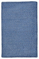 Simple Chenille M501 Petal Blue Kids/Teen Area Rug, Rectangular 2'x8'