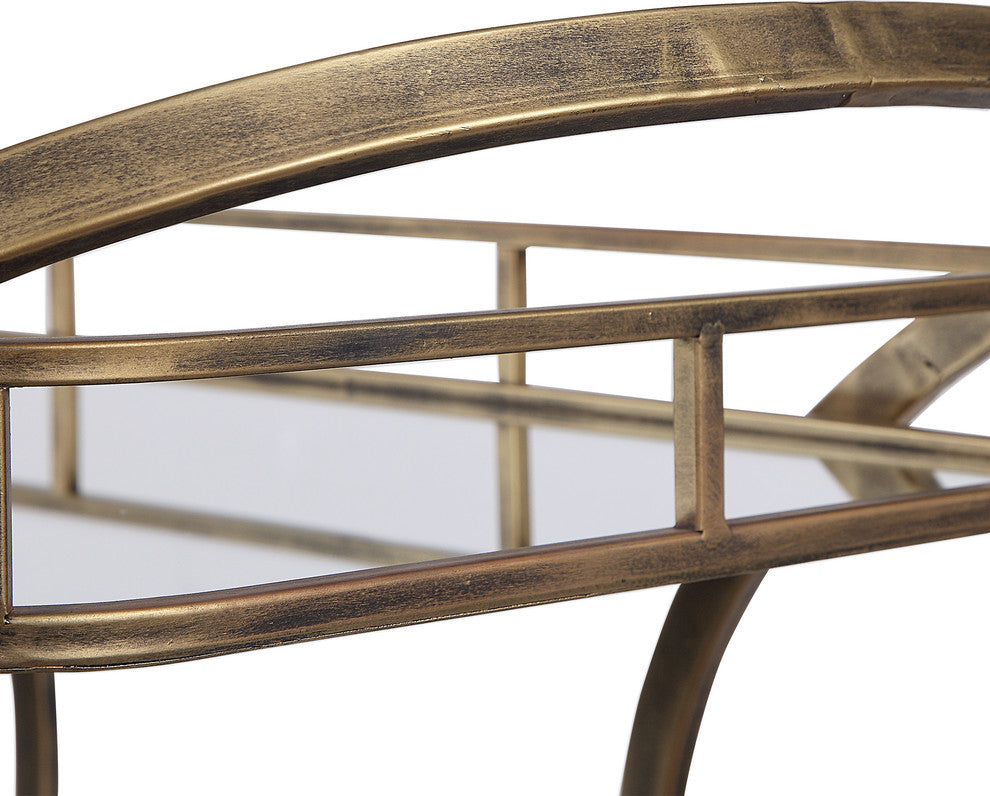 Stassi Gold Serving Cart