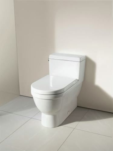 Duravit 006389 Starck 3 D-Shape Closed-Front Toilet Seat - White