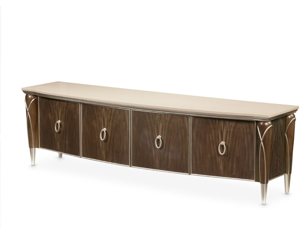 Villa Cherie Media Cabinet - Hazelnut