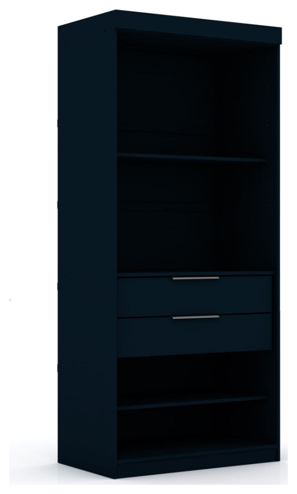 Mulberry Open 1 Sectional Closet, Tatiana Midnight Blue