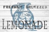 "Squeezed Lemonade" Painting Print on White Wood, 36"x24"
