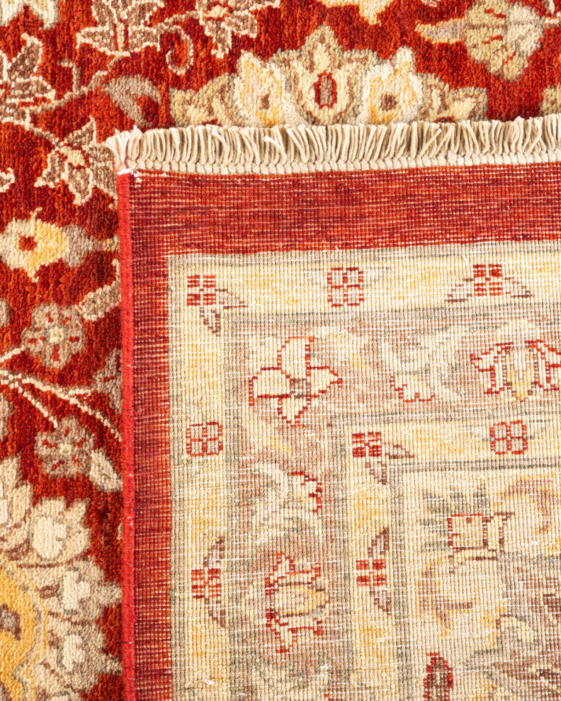 Mogul, One-of-a-Kind Hand-Knotted Area Rug Orange, 8'1"x10'3"