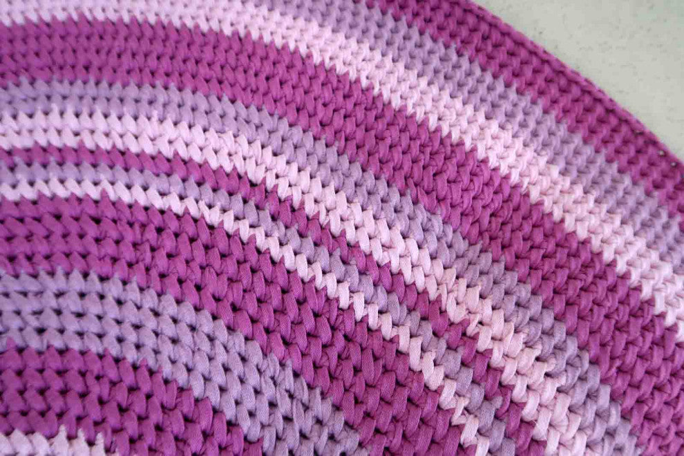Handmade Contemporary ORA French Braided Rug 2.4', 73cm, 2021