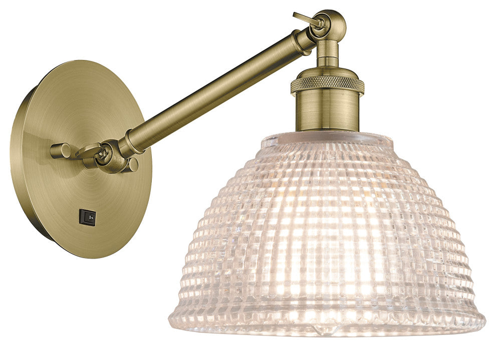 Innovations 317-1W-AB-G422 1-Light Sconce, Antique Brass