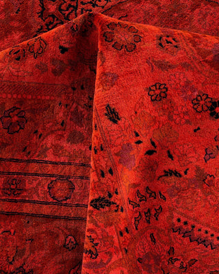 Fine Vibrance, One-of-a-Kind Hand-Knotted Area Rug Orange, 9'0"x11'10"