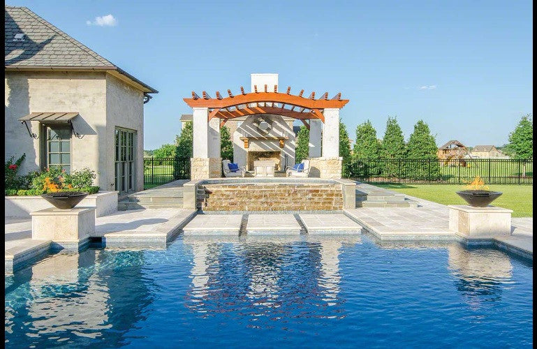 Tuscany Walnut 12X24 3CM, 1.25" Travertine Pool Coping