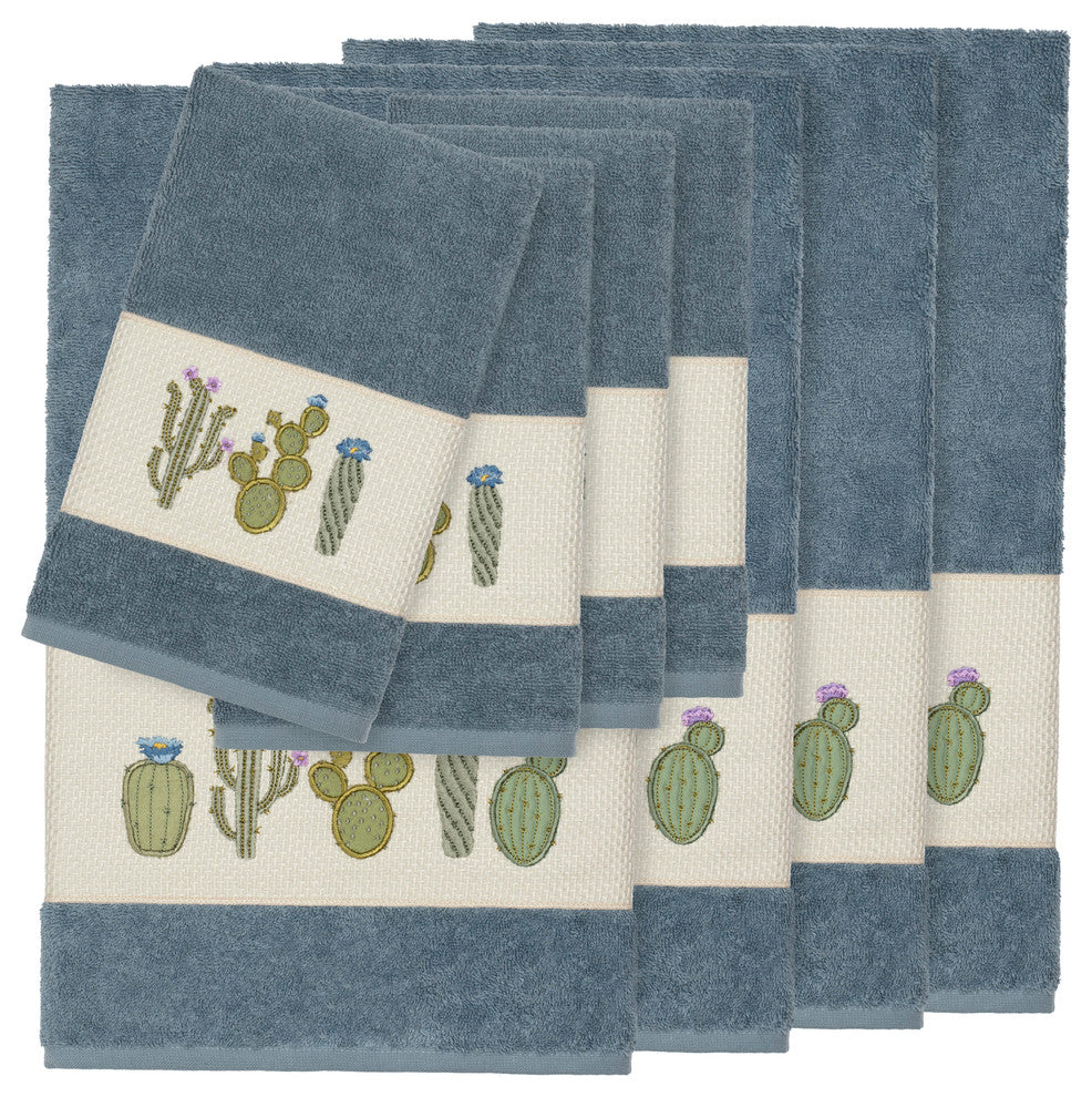 Mila 8 Piece Embellished Towel Set