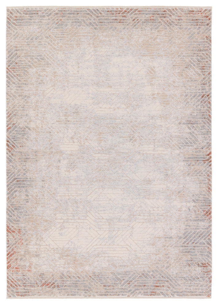 Jaipur Living Venture Geometric Tan/ Gray Runner Rug 3'X10'