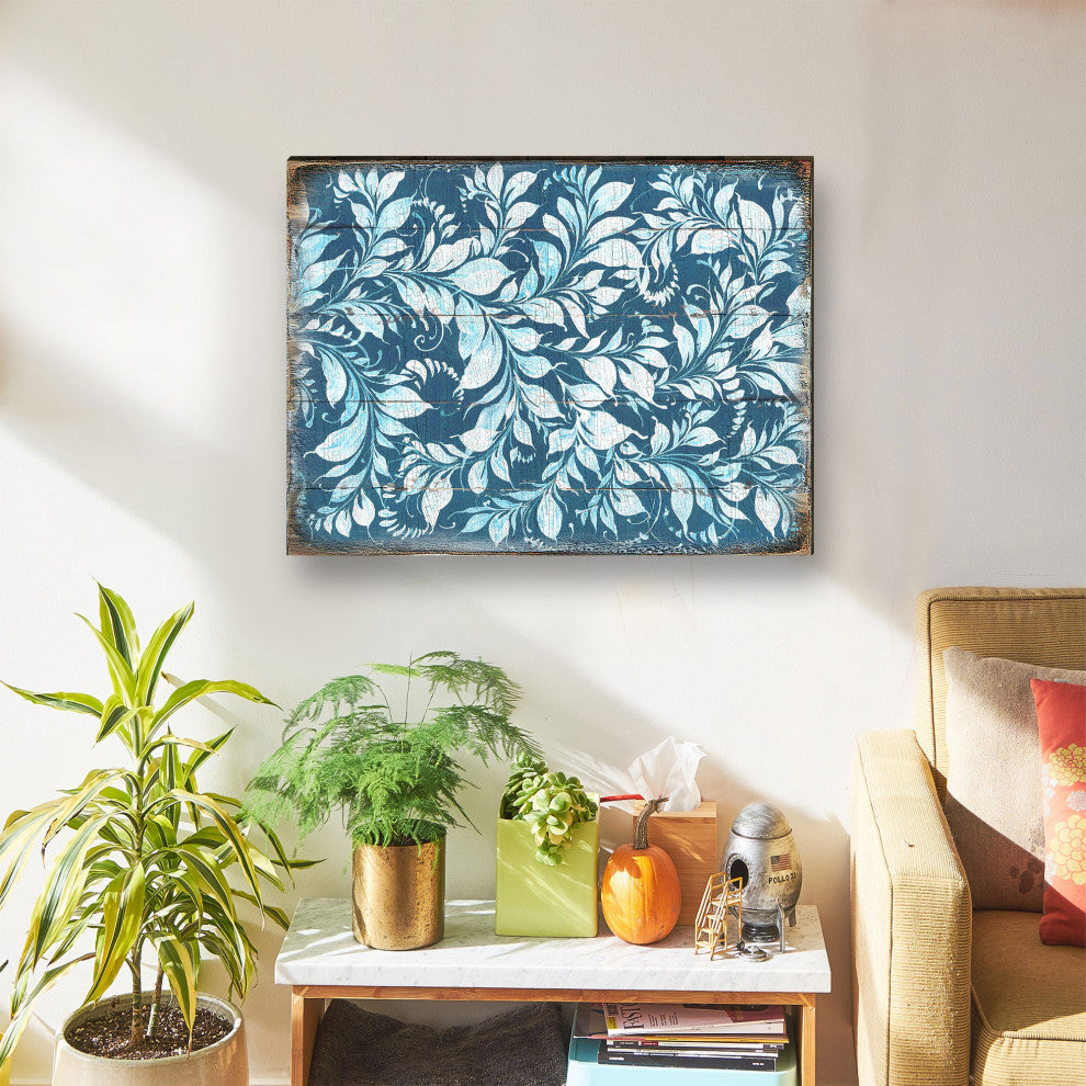 Decorative Pattern Wooden Block, 18"x12"